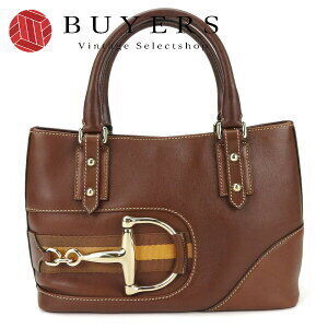 Gucci handbag Horsebit leather brown